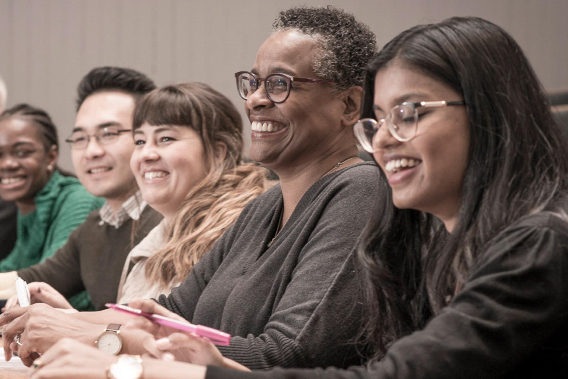 Students in class
